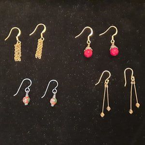 Teen earring set - 4 pairs for $18